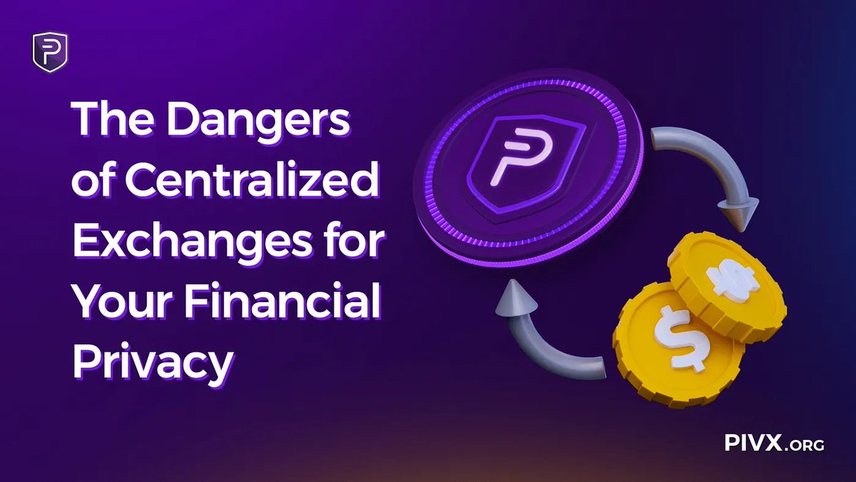 #NEW
5 Dangers of Centralized Exchanges for Your Financial Privacy
You’ll have to give it to centralized cryptocurrency exchanges (CEXs). They are the default entry point for millions into the world of digital assets.
medium.com/pivx/5-dangers…

#PIVX #CEXs #Privacy