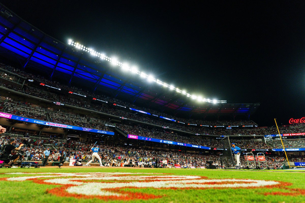 Braves's tweet image. .@TruistPark was electric for our guy @mattolson21 last night!

#HRDerby