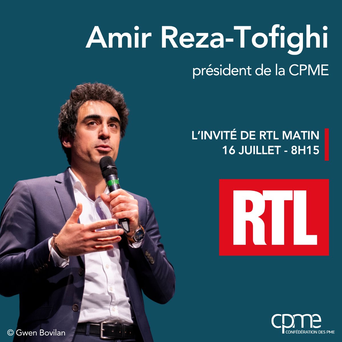 CPMEnationale's tweet image. 🔴 Demain matin à 8h15, @AmirRT est l'invité de @StphCarpentier1 sur @RTLFrance.
➡️ Réaction aux annonces de @bayrou sur le budget 2026, droits de douane… suivez le en direct : rtl.fr