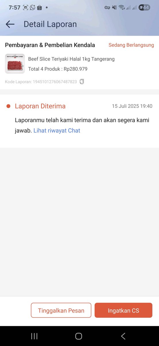 Dean26596032's tweet photo. @ShopeeID Saya ada buat laporan baru semoga @ShopeeID bisa follow up setidaknya tlpon atau bales diskusi, masa tiket tutup otomatis mulu.

Nomor Laporan : 1945101276067487823

Mohon lah kasih peringatan seller nakal gini, kualitas cs shopee jd bot smw kah skrg?

Kurang org tutup tiket trs? https://t.co/JJkX7QjQHf