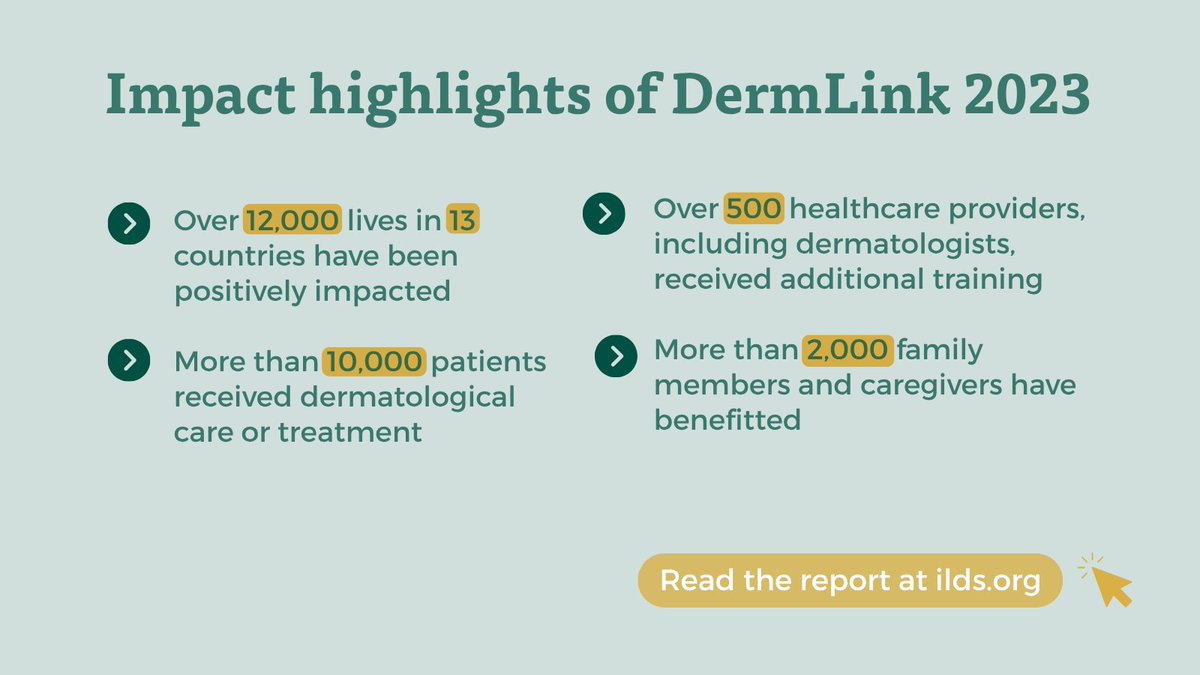International Foundation for Dermatology (@ifderm) on Twitter photo We’re proud to share the impact of DermLink projects 2023! Through <a href="/IFDerm/">International Foundation for Dermatology</a>, <a href="/ILDSDerm/">International League of Dermatological Societies</a> supports projects led by our Members through DermLink grants. These projects have a significant impact on the skin health of communities around the world: bit.ly/dermlink-proje… We’re proud to share the impact of DermLink projects 2023! Through <a href="/IFDerm/">International Foundation for Dermatology</a>, <a href="/ILDSDerm/">International League of Dermatological Societies</a> supports projects led by our Members through DermLink grants. These projects have a significant impact on the skin health of communities around the world: bit.ly/dermlink-proje…