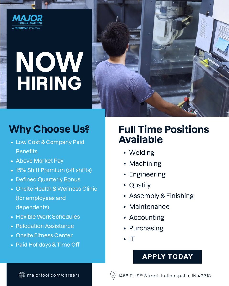 Major Tool & Machine tweet media