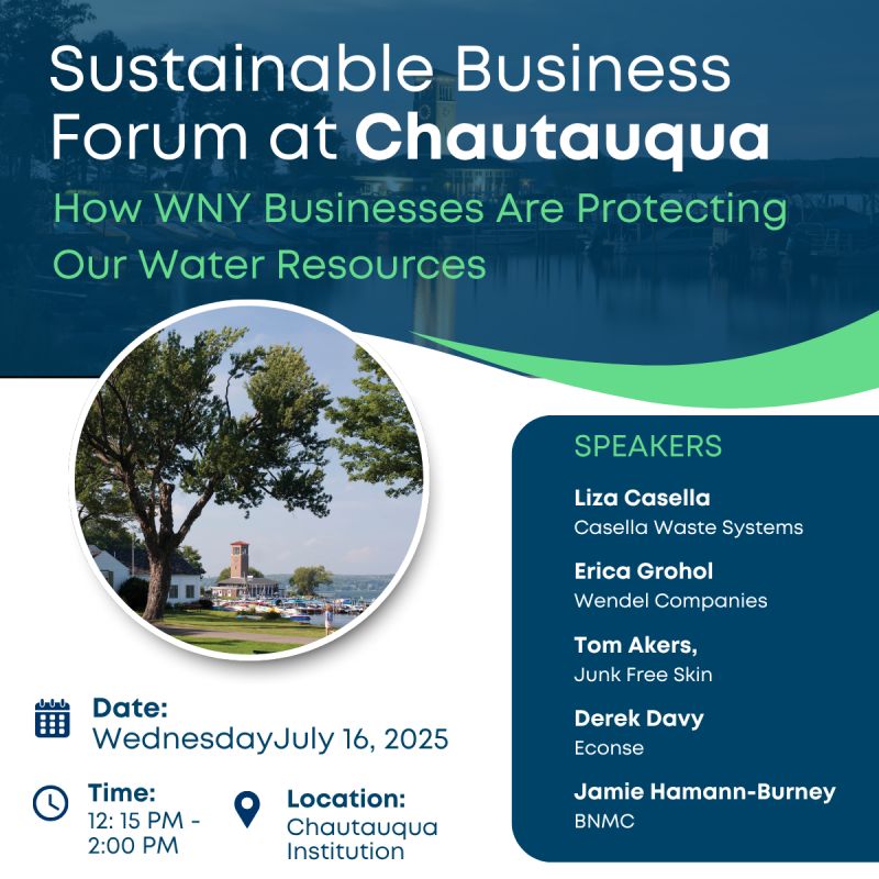 derekdavy's tweet photo. Heading to Chautauqua Lake tomorrow to join the conversation on how we can grow sustainably and protect what makes this place so special 💧 🛶 🏊‍♂️ 🐠 

Big thanks to WNY Sustainable Business Roundtable and the @chq Chautauqua Institution for inviting @Econse_inc  to be part of this important discussion on how we can help Lake Chautauqua and its communities grow sustainably.

Hope to see you there - this will be a good one!!!