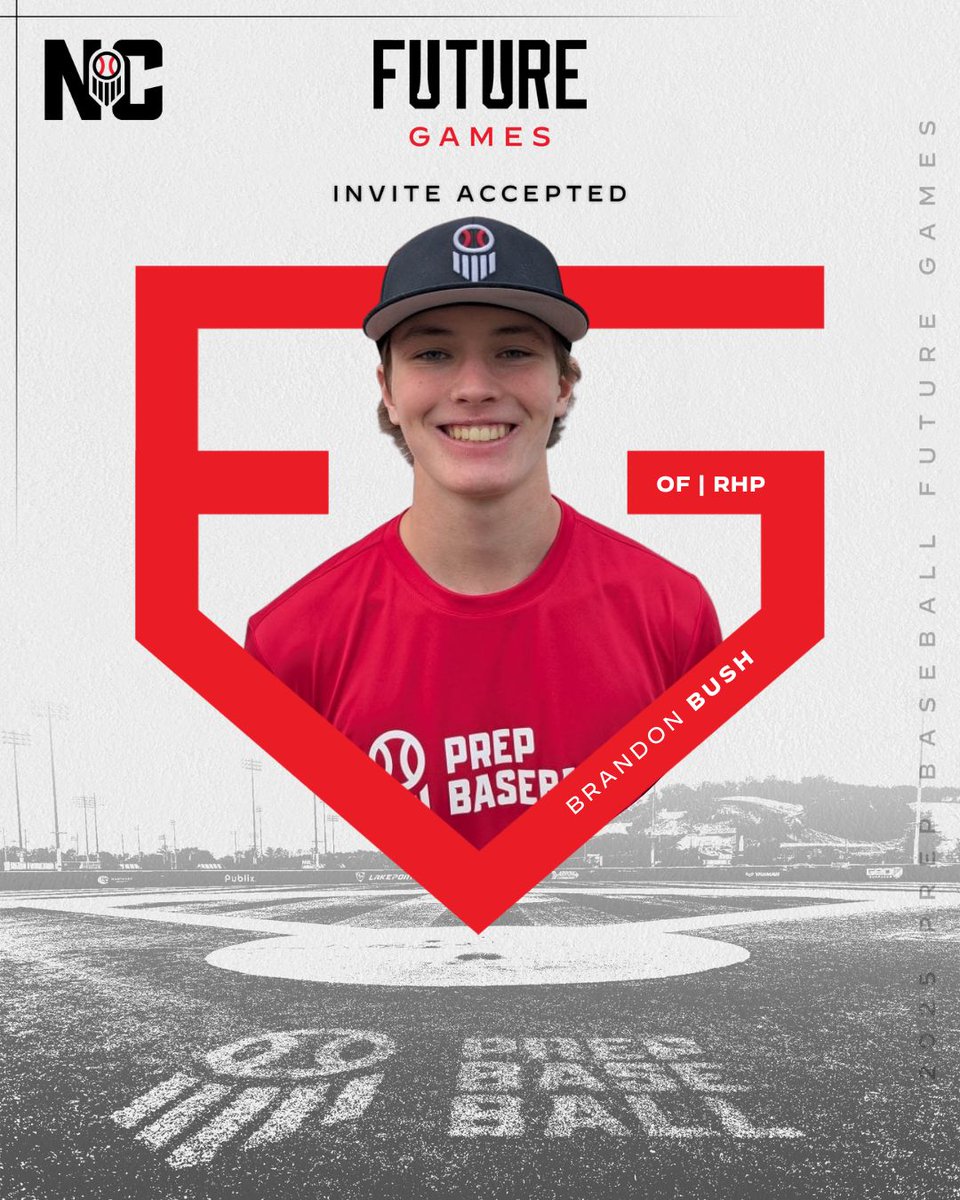 Prep Baseball North Carolina (@prepbaseballnc) on Twitter photo INVITE ACCEPTED ⚾
'27 OF Brandon Bush joining #TeamNC at #PBFG25⭐
<a href="/brandonkbush/">Brandon Bush</a> | <a href="/TheCanesBB/">Canes Baseball</a> | <a href="/HoggardBaseball/">Hoggard Baseball</a> | <a href="/prepbaseball/">Prep Baseball</a> INVITE ACCEPTED ⚾
'27 OF Brandon Bush joining #TeamNC at #PBFG25⭐
<a href="/brandonkbush/">Brandon Bush</a> | <a href="/TheCanesBB/">Canes Baseball</a> | <a href="/HoggardBaseball/">Hoggard Baseball</a> | <a href="/prepbaseball/">Prep Baseball</a>