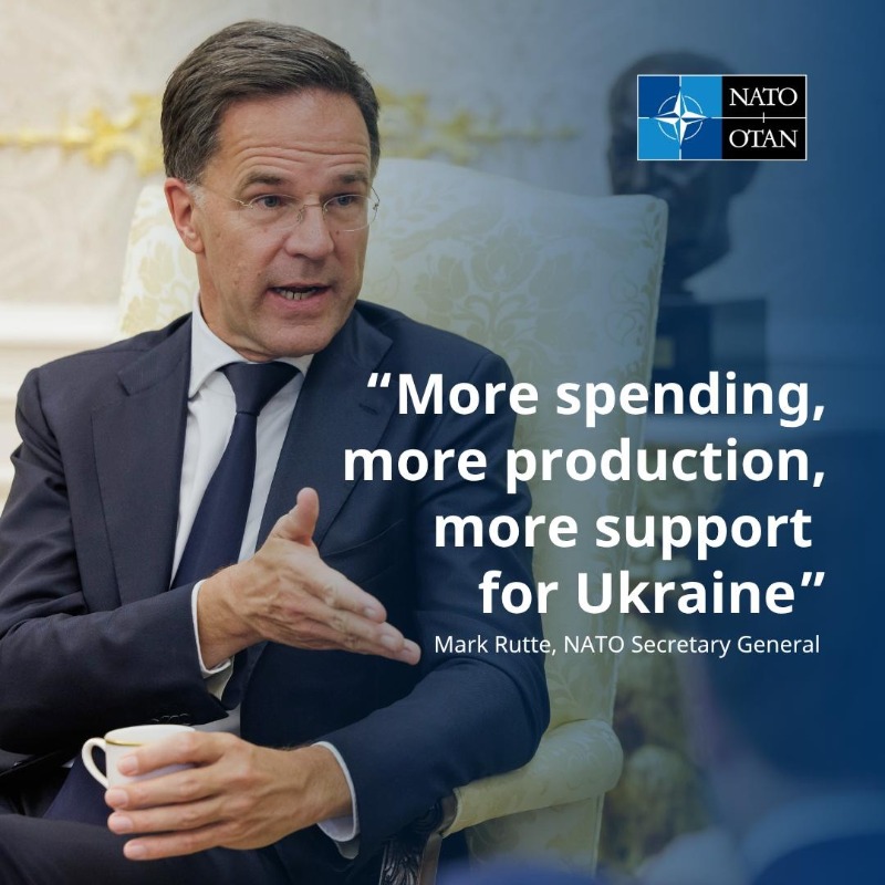 NATO's tweet image. Allies are delivering on the decisions from the #NATOsummit in a major way, bringing together more spending, more production, and more support for Ukraine
#StandWithUkraine 🇺🇦