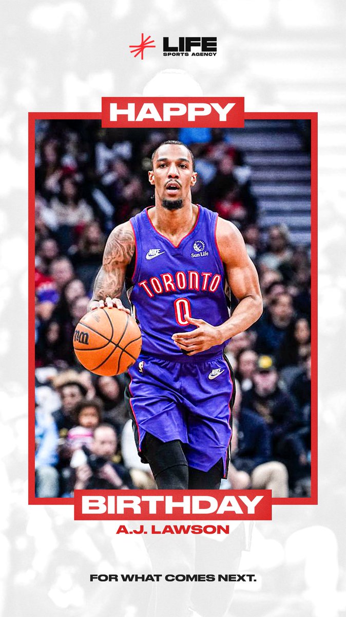 Life Sports Agency (@lifesportsagncy) on Twitter photo Happy Birthday <a href="/ItsAJLawson/">AJ Lawson ⚡️</a> ‼️
From Canada to the League, Always Showing Up and Showing Out. The Upward Momentum Continues.⚡️🚀
#ForWhatComesNext Happy Birthday <a href="/ItsAJLawson/">AJ Lawson ⚡️</a> ‼️
From Canada to the League, Always Showing Up and Showing Out. The Upward Momentum Continues.⚡️🚀
#ForWhatComesNext