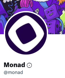 Monad new X handle........what is next <a href="/monad/">Monad ⨀</a>