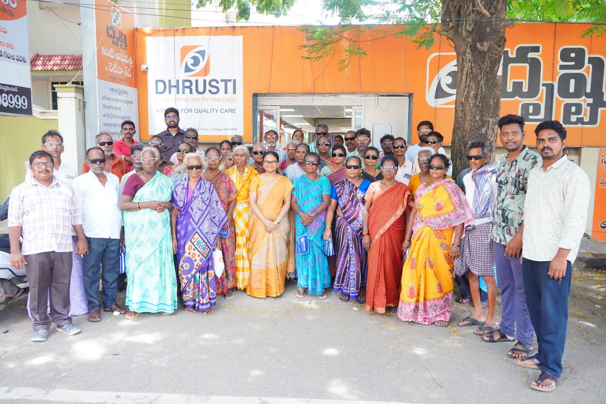 Dhrusti_EyeCare's tweet photo. Reliance industries Gadimoga in partnership with Dhrusti eye hospital  kakinada and  karunya school of nursing organised mega medical camp on 13th july 2025 .

450 screened and done 39 surgeries. https://t.co/BD7eOzyXFP