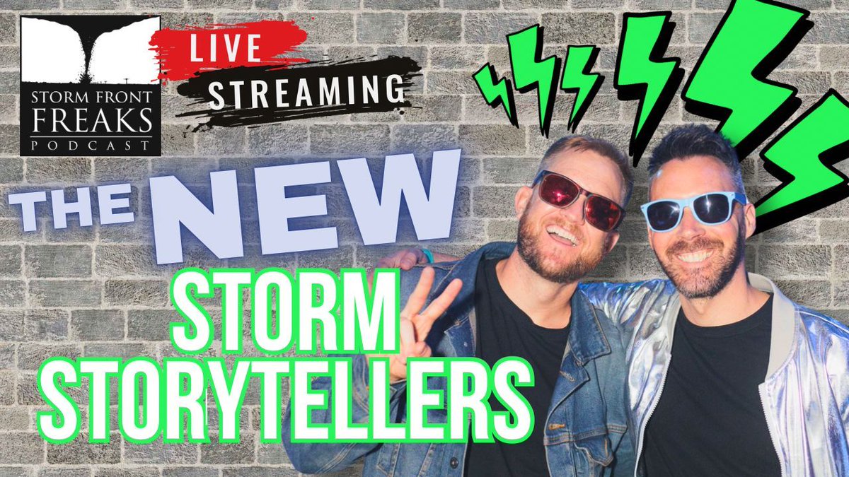 LIVE THURSDAY 7/17…the premier storytellers of TORNADOES, HURRICANES and STORMS! Storm Chasers Gabe Cox &amp; Jeremy Hamann of the NEW <a href="/thestormreel/">StormReel</a> will be with us at 9pmET/8pmCT on YouTube.com/stormfrontfrea…. JOIN US!!!