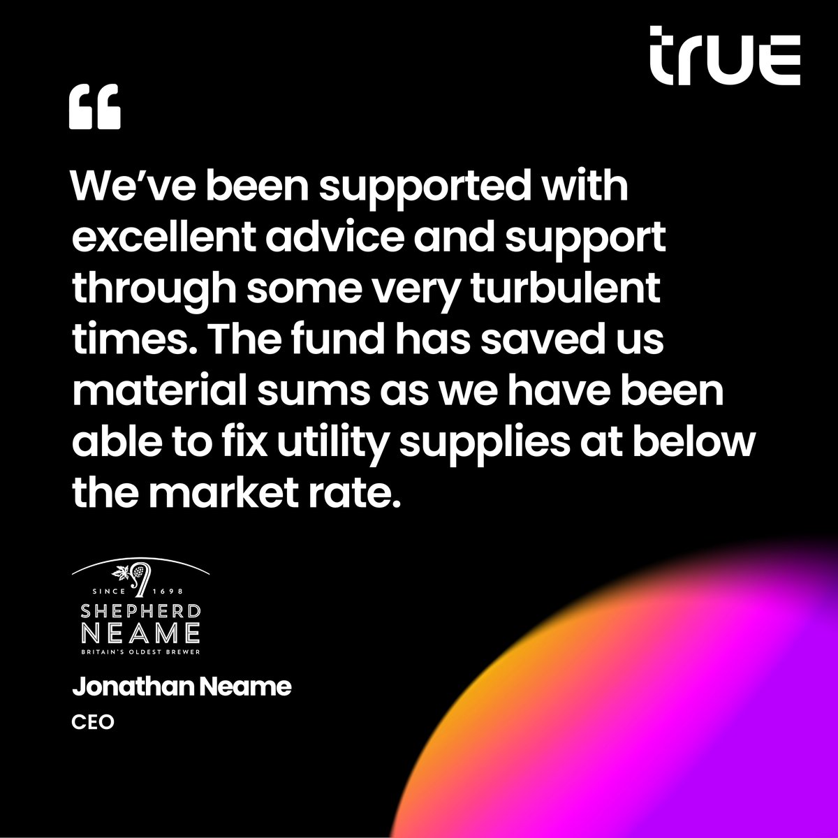 The Open Performance Fund isn’t just about better buying, it’s about giving businesses room to breathe, plan and grow. Even when the market's in chaos.

That's exactly what we did for Shepherd Neame.