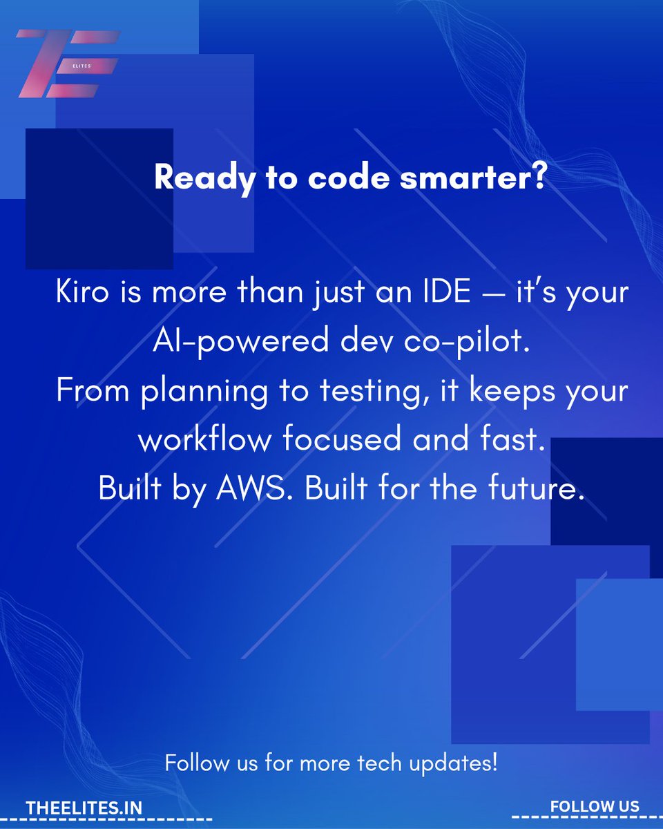 AWS just launched Kiro — an AI-native, agentic IDE built for the future ...