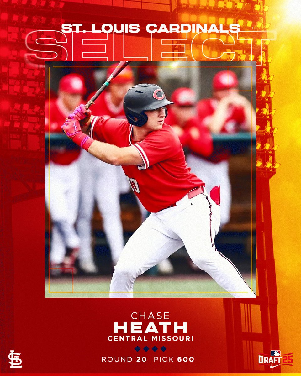 Congrats to former 🧀 catcher <a href="/ChaseHeath4810/">Chase Heath</a> on getting drafted.  Good luck on your journey!
