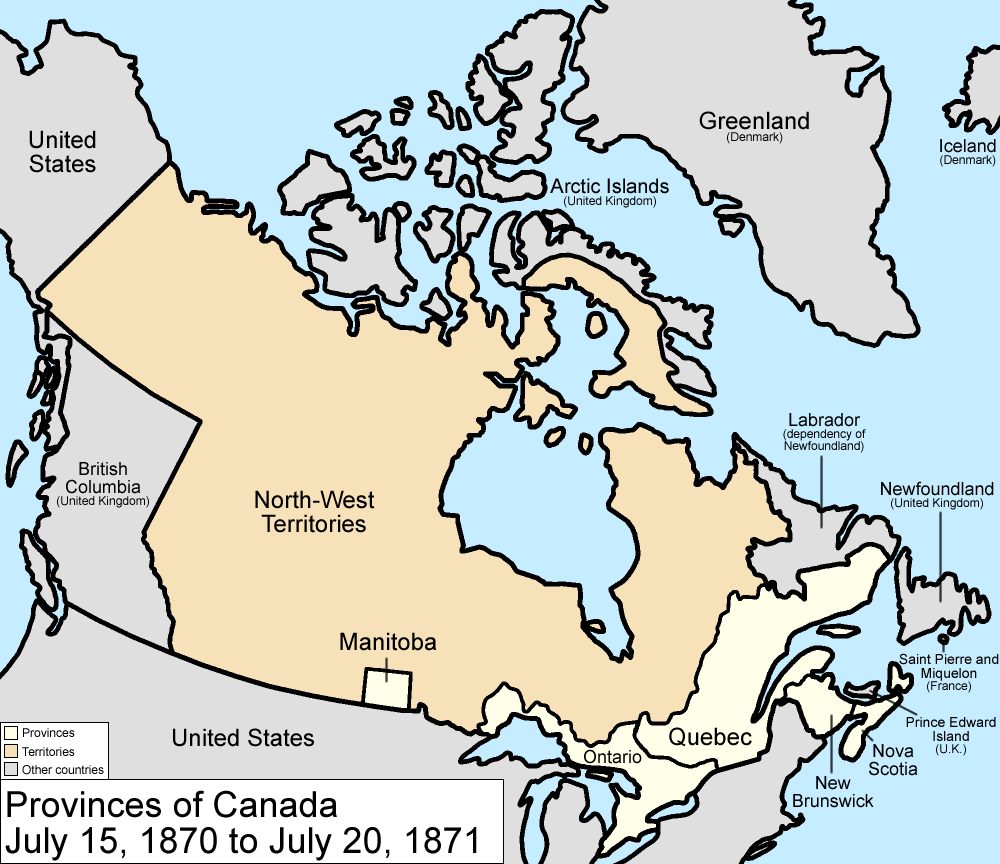 DavidGrebstad's tweet image. On this day in 1870, the Manitoba Act came into force.
Negotiated between the Provisional Government of Assiniboia led by Louis Riel and the Dominion of Canada, it created the Province of Manitoba, and the North West Territory out of what was formerly Rupert's Land and brought…