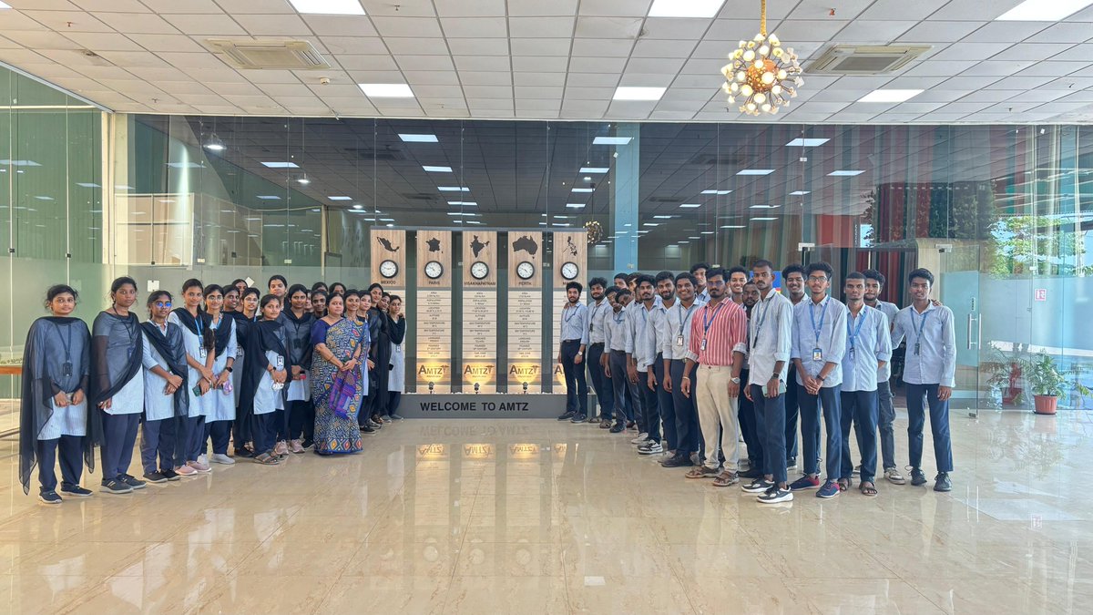 Students from <a href="/vignaniit/">Vignan's Institute of Information Technology(A)</a> take a deep dive into #MedTech #innovation at <a href="/AP_MedTechZone/">AMTZ.in</a> during their #industrial visit! Exploring state-of-the-art facilities, they witnessed cutting-edge #medical device development. #MedTech  #AMTZ #HealthTech