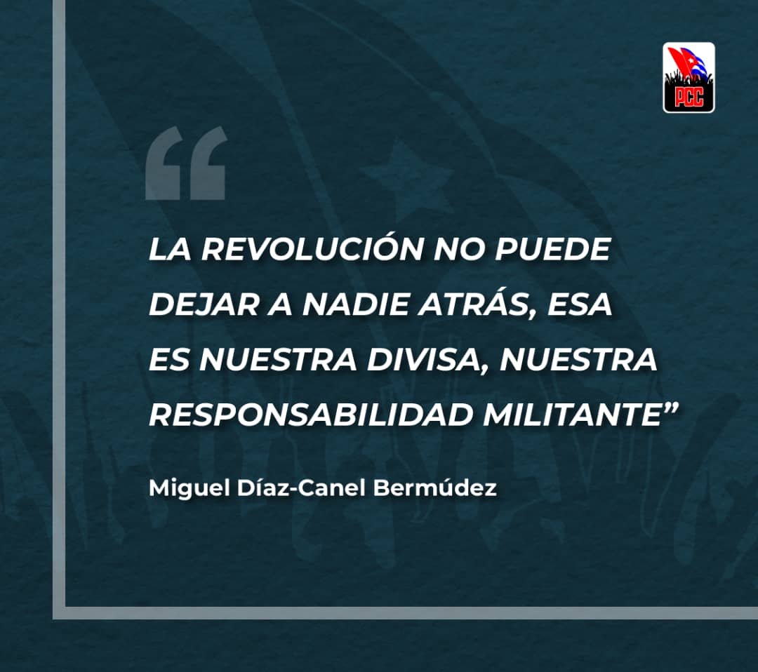 ÚLTIMA HORA: Lo precisó hoy nuestro Secretario del <a href="/PartidoPCC/">Partido Comunista de Cuba</a> y Presidente <a href="/DiazCanelB/">Miguel Díaz-Canel Bermúdez</a>. ¡100 % de acuerdo!
#YoSigoAMiPresidente