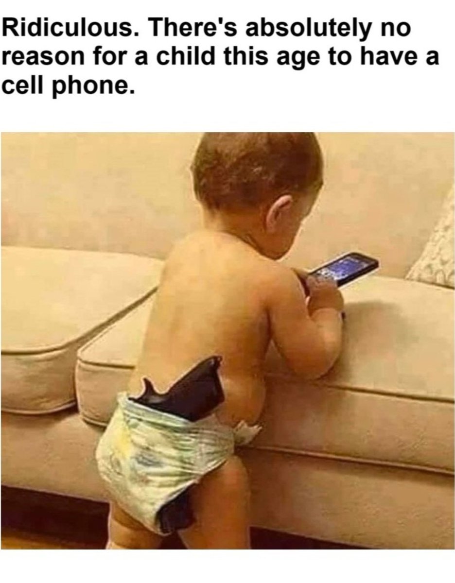 RealSouthernDad's tweet image. Maybe hes watching gun safety videos?...