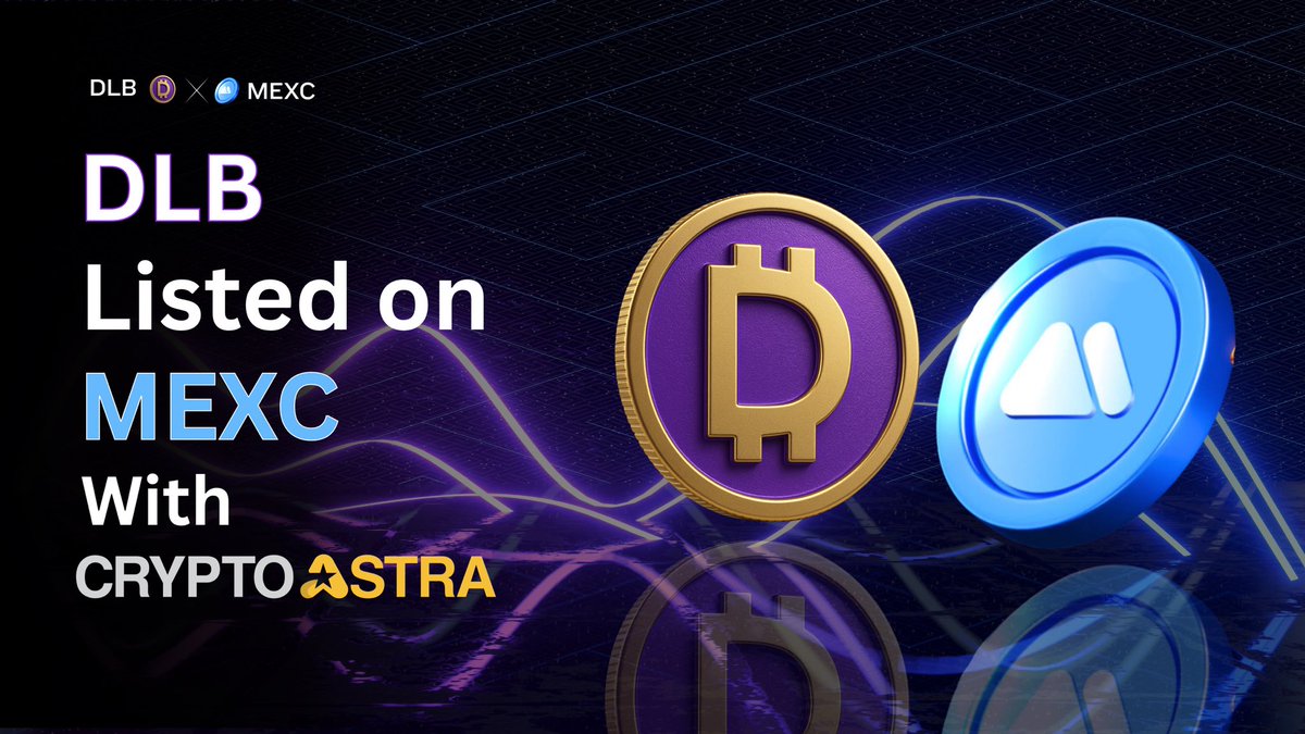 New Listing Alert on #MEXC🔔

We're excited to announce the upcoming spot listing of $DLB on MEXC!

Diemilbre (DLB) is a Blockchain &amp; AI Financial Solutions. 
#MEXC is a secure centralized exchange offering spot, futures, and copy trading, with zero fees

#SPOT #MEXC #DLB #BRICS