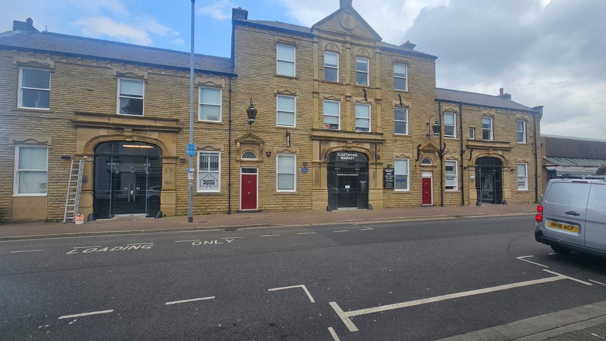 Our applicator spent the morning at the famous Fleetwood Market, carrying out sealants to the windows for F Parkinsons.
The market dates back to the 19th century and has a rich history that has evolved into a vibrant space.