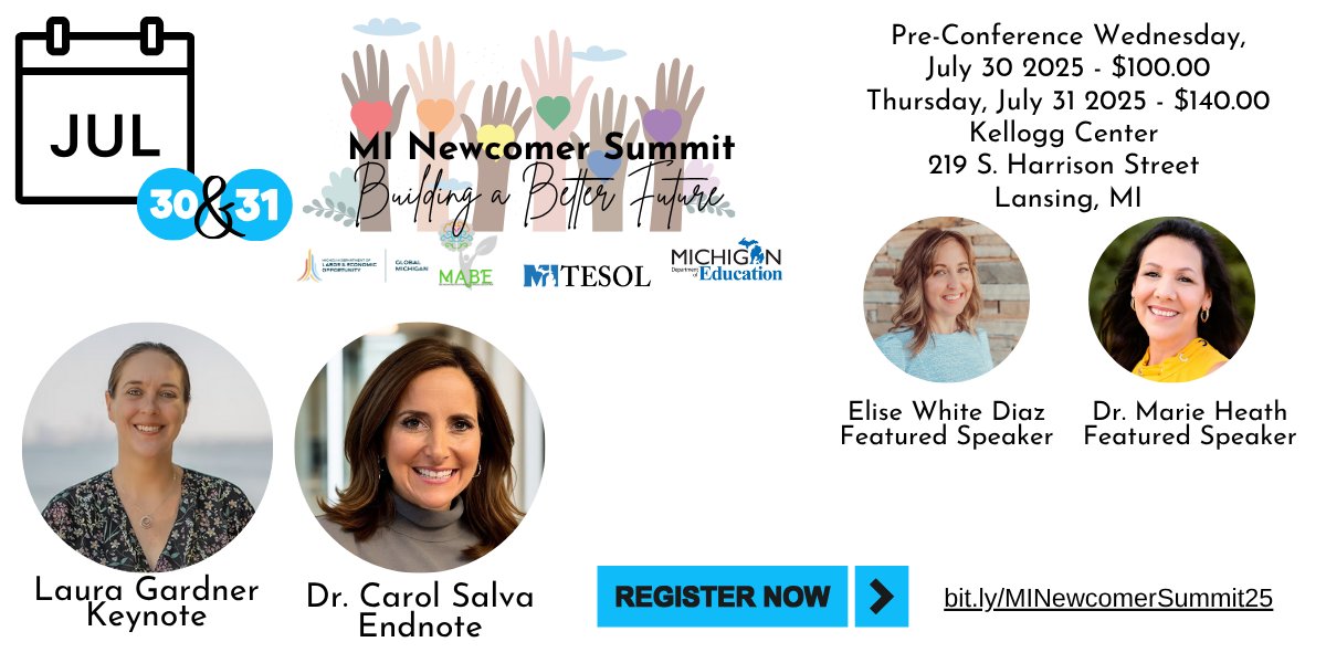Don't miss this impactful Summer PD opportunity. bit.ly/MINewcomerSumm…