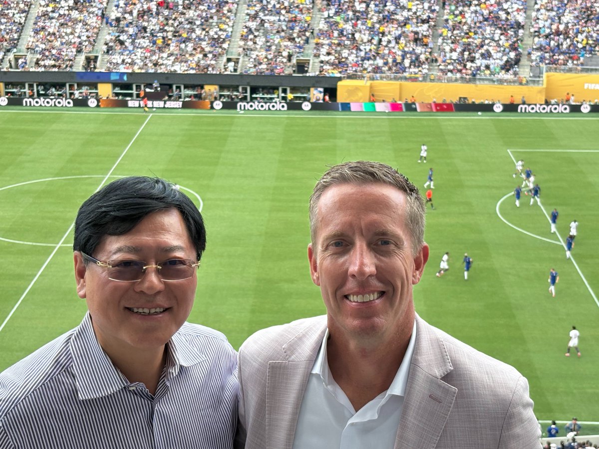 Proud to see <a href="/Lenovo/">Lenovo</a> and <a href="/Moto/">motorola</a> front and center on the global stage at the FIFA Club World Cup 2025™ in the US! A big thank you to Lenovo's world-class technology team who partnered with FIFA to deploy our technology across 12 stadiums, supporting 63 matches.

Much more