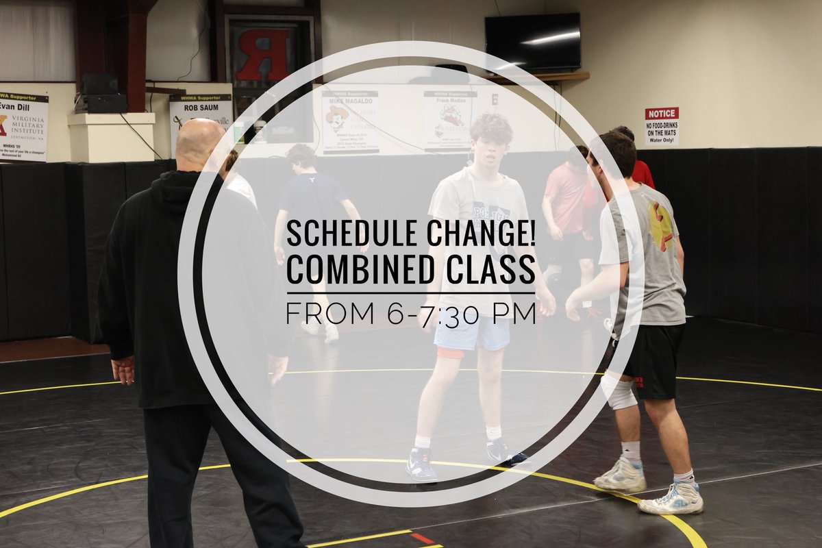 SCHEDULE CHANGE! ⏰⚠️
Tonight, Tuesday, July 15th, we will be combining our Youth and High School classes. Practice for all members will be from 6-7:30 PM. See you there!