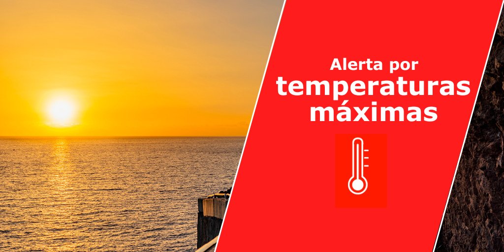 El Gobierno actualiza la situación y declara la #AlertaTemperaturasMáximas en todas las islas 

🗓️16/07
🕗08:00 horas

Más información y consejos ⬇️
www3.gobiernodecanarias.org/noticias/el-go…
