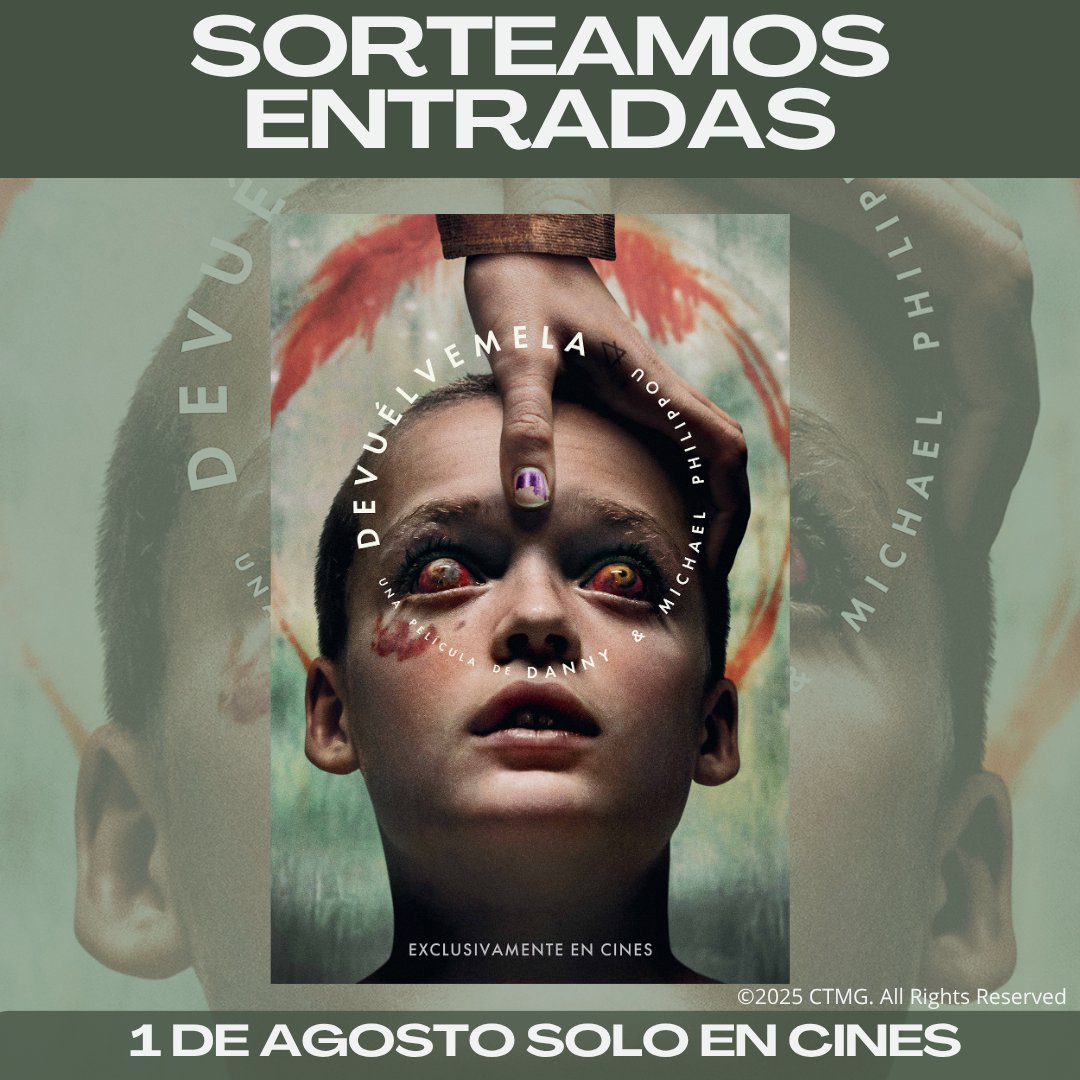 aBaNDoMoVieZ (@abandomoviez) on Twitter photo Devuélvemela llega a los cines el 1 de agosto y sorteamos 10 entradas individuales para que descubras este impactante thriller psicológico en pantalla grande.
🎯 Para participar:
1️⃣ Síguenos en X (<a href="/abandomoviez/">aBaNDoMoVieZ</a>)
2️⃣ Cita a tu acompañante
3️⃣ Usa el hashtag Devuélvemela llega a los cines el 1 de agosto y sorteamos 10 entradas individuales para que descubras este impactante thriller psicológico en pantalla grande.
🎯 Para participar:
1️⃣ Síguenos en X (<a href="/abandomoviez/">aBaNDoMoVieZ</a>)
2️⃣ Cita a tu acompañante
3️⃣ Usa el hashtag