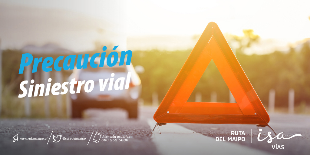 ⚠️¡Precaución! Detención de tránsito momentáneo para limpieza de pistas en el km. 105 de la #Ruta5Sur, en calzada dirección al norte, sector #Rosario.