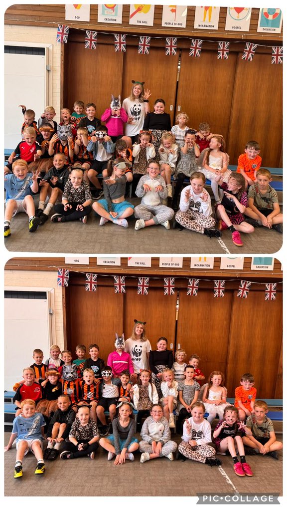 Year 2 loved letting out their wild side for WWF! <a href="/wwf_uk/">WWF UK</a> 🦁🐯