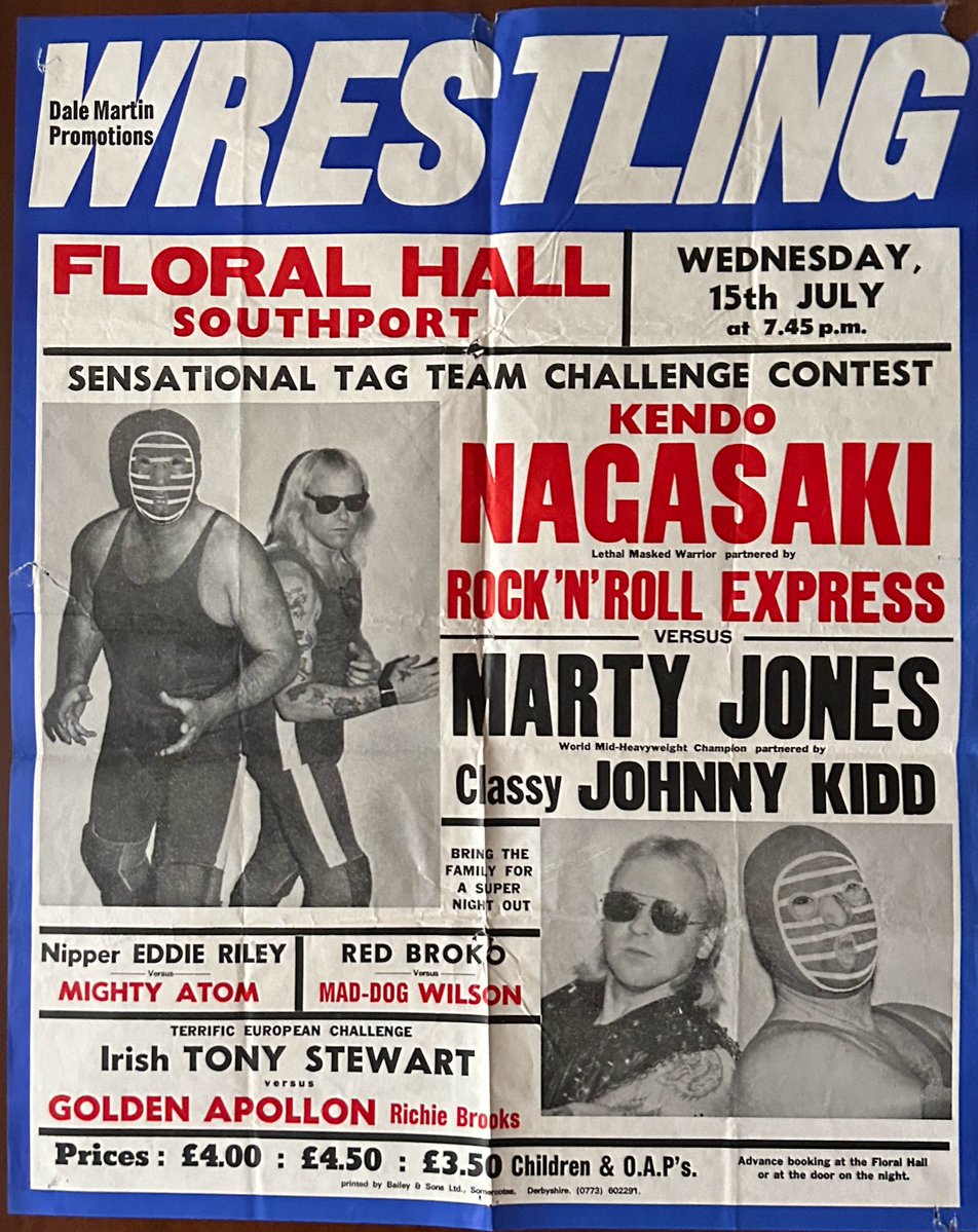 <a href="/RobbyBrookside/">Robby Brookside</a> <a href="/ostpies/">Ost’s Wrestling Archive</a> <a href="/WrestlingCardz/">Portsmouth Wrestling History</a> <a href="/davemeltzerWON/">Dave Meltzer</a> Shows from 1983 &amp; 1993