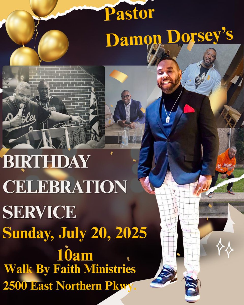 WBFNation's tweet photo. THIS SUNDAY...we celebrate Pastor @damedorse on his birthday! 

Can't wait to see and serve YOU https://t.co/1W3mk0juS1