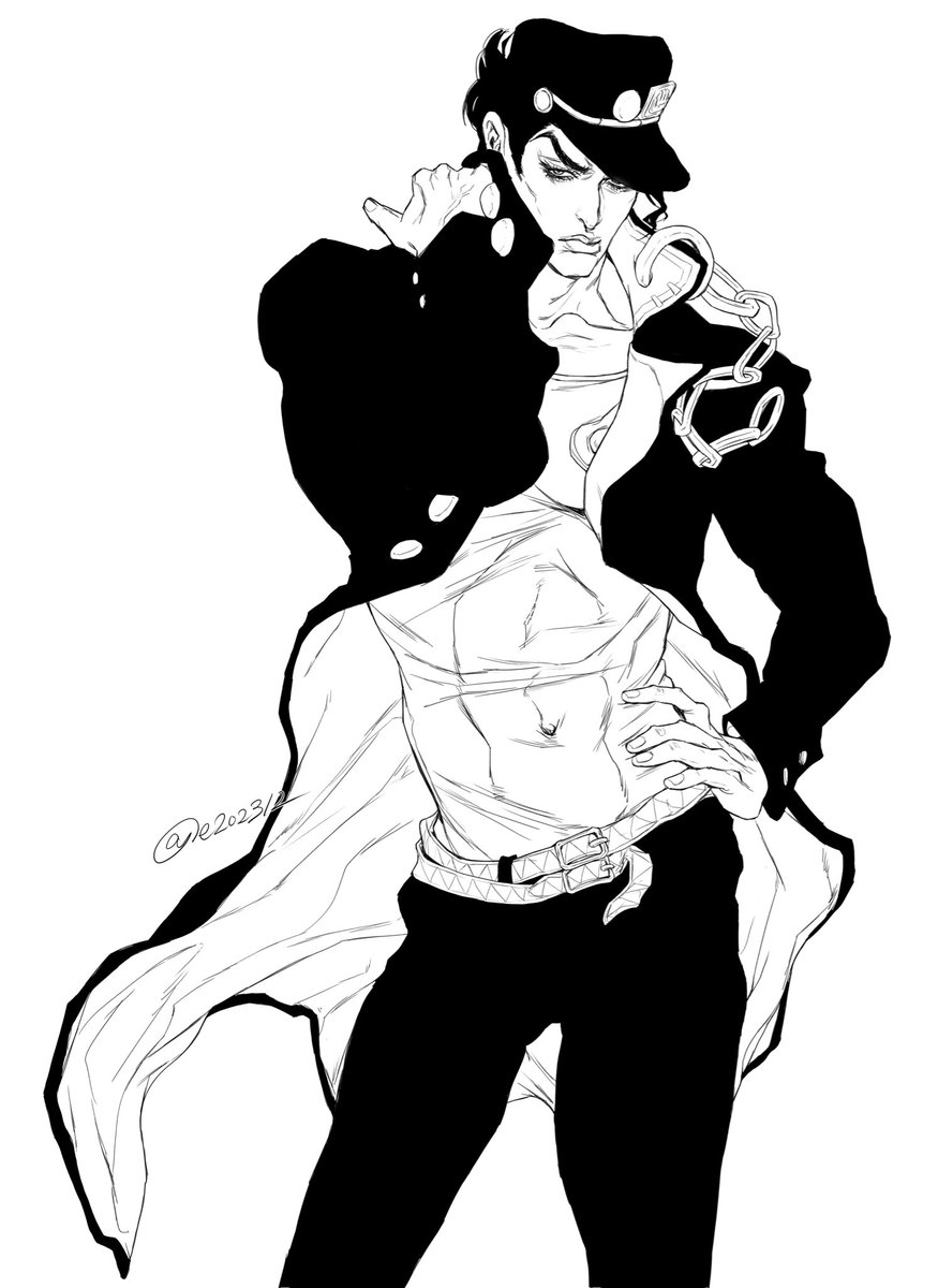 ee202312's tweet image. 承太郎　#JJBA