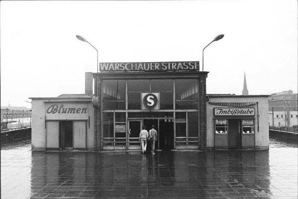 Bahnhof Warschauer Str, 1983 by Robert Paris #berlin