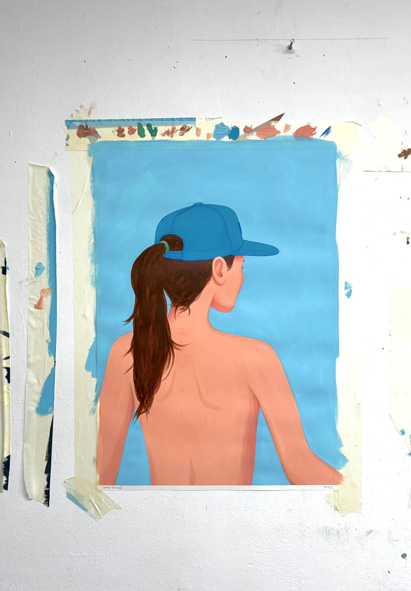 Blue on paper 💙