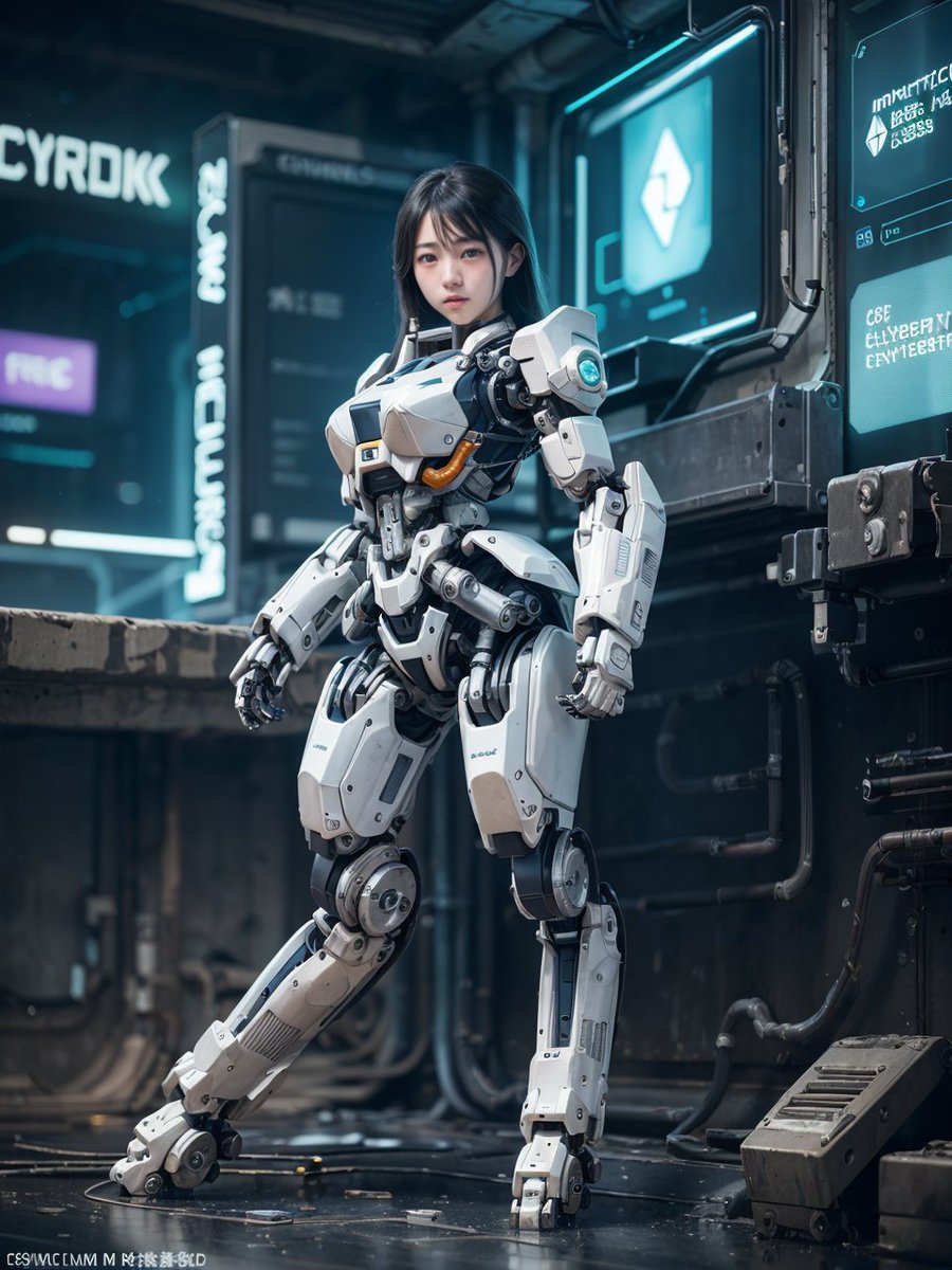ZalemDeus's tweet photo. 【メカ娘・ロボ娘グラビア】
うちのロボ娘はロボボディにそのまま女性の顔が乗っかっているの��標準です。このほうが戦場では映えるのです。
#AIart #cyberpunk #mechgirl #robotgirl #AIグラビア https://t.co/JnXrzNDtpz