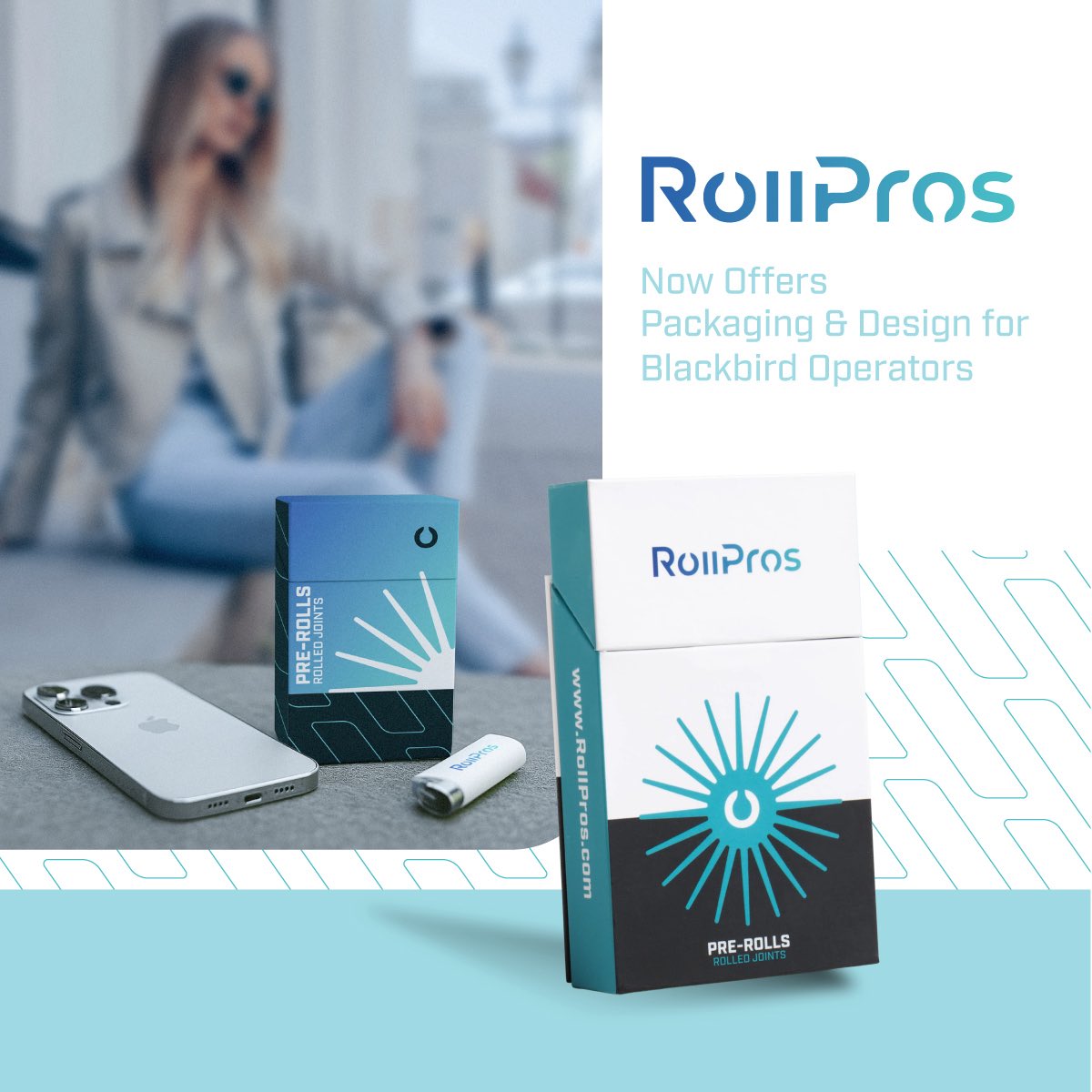 You grow. You roll. We design. Let’s make your pre-rolls shine. ☀️