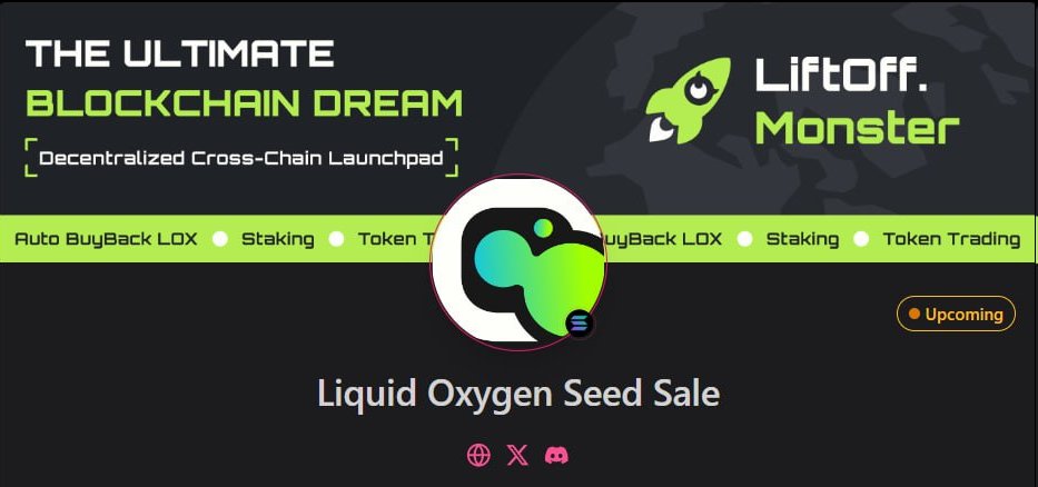 🏆We are pleased to welcome once again <a href="/l1ftdotsol/">L1ft.sol</a> for their final round of sale

 🚀 Stage V: FINAL COUNTDOWN.
This is your last chance to secure $LOX before public launch. Smallest supply. Highest hard cap. No second chances.
$LOX powers staking, DAO, trading rewards &amp;