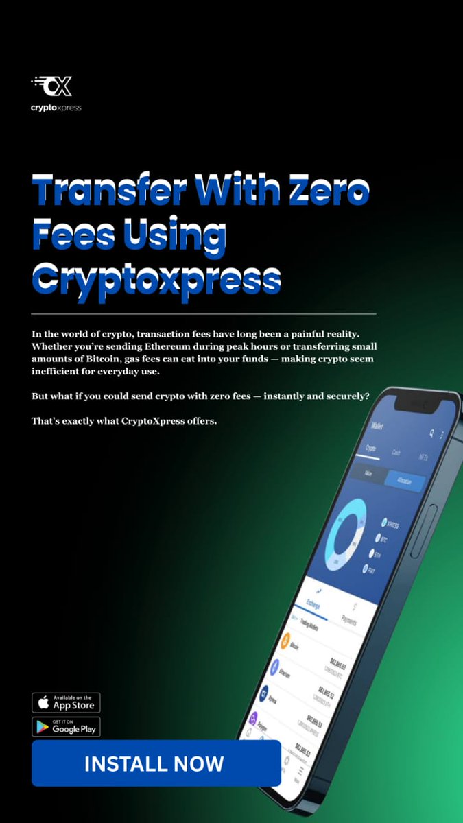 JACKIE_jnr07's tweet photo. Tired of high crypto fees? Say no more.
Transfer crypto with $0 fees using @crypto_xpress!
💸 Say goodbye to gas fees
⚡ Fast, secure & cost-free transfers
🤝 Peer-to-peer. No middlemen.
📱 Easy, safe, and KYC-free with Guest Mode
#CryptoXpress #ZeroFeeCrypto #SendCryptoSmart https://t.co/8nye2VeFwe