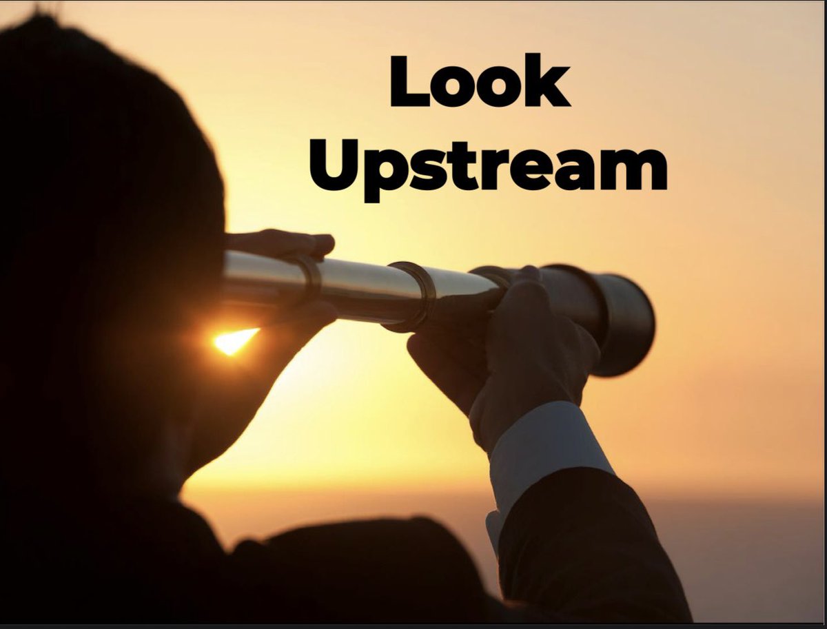 As we begin the final count down for the BEST YEAR EVER! I want share this PSA:

Join me this year in taking a moment to look 🔎 upstream and identify the root causes of the challenges we face. 

By understanding our underlying issues, we can implement effective solutions that