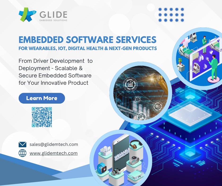 glidemtech's tweet image. 𝗘𝗺𝗽𝗼𝘄𝗲𝗿𝗶𝗻𝗴 𝗣𝗿𝗼𝗱𝘂𝗰𝘁 𝗜𝗻𝗻𝗼𝘃𝗮𝘁𝗶𝗼𝗻 𝘄𝗶𝘁𝗵 𝗘𝗺𝗯𝗲𝗱𝗱𝗲𝗱 𝗦𝗼𝗳𝘁𝘄𝗮𝗿𝗲 𝗗𝗲𝘃𝗲𝗹𝗼𝗽𝗺𝗲𝗻𝘁!🚀

Ready to accelerate your product development?
🌐 Explore our #EmbeddedSoftware Services: glidemtech.com/embedded-softw…

#Firmware #Development #GlideTechnology