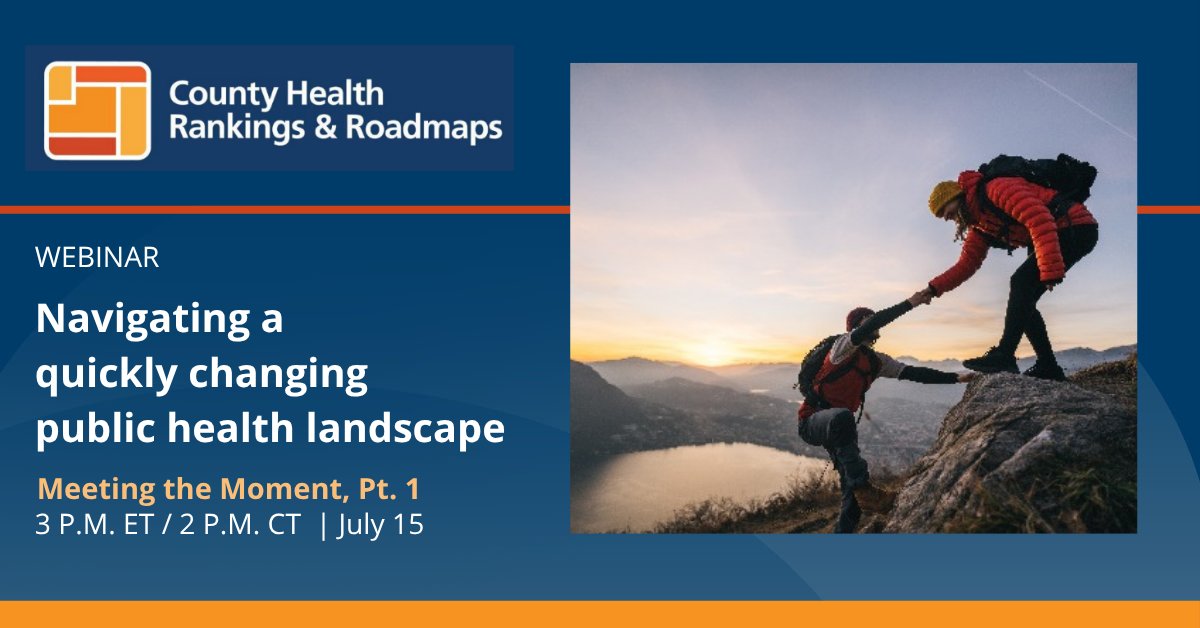 We hope to see you at our webinar at 3 p.m. ET/2 p.m. CT today. Dr. Susan Polan from <a href="/PublicHealth/">APHA</a> will join us to discuss ways to build a strong, resilient public health ecosystem: bit.ly/40viLRd