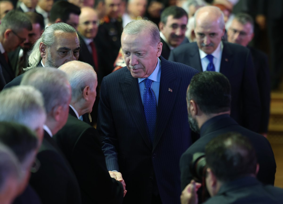 Cumhurbaşkanımız Sayın Recep Tayyip Erdoğan, TBMM'de düzenlenen 15 Temmuz Demokrasi ve Milli Birlik Günü anma programına katıldı.