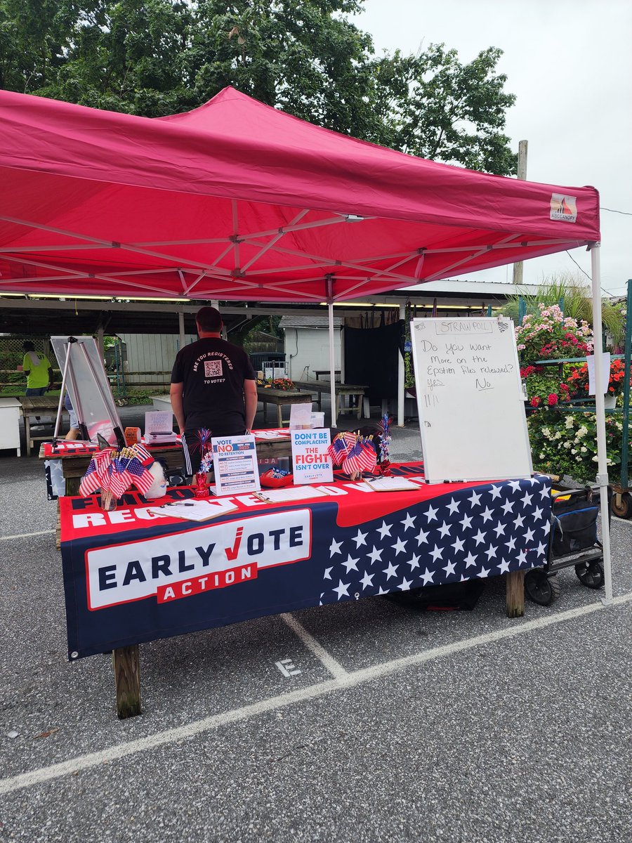 patriotbeth1776's tweet image. It's an absolutely perfect Lancaster County day to head to Roots!! Its not raining nor hot/humid!! Stop by @EarlyVoteAction stand to check your registration & vote in our straw polls! Have a fantastic day folks! @Eduke15 @ScottPresler @ryansexton84