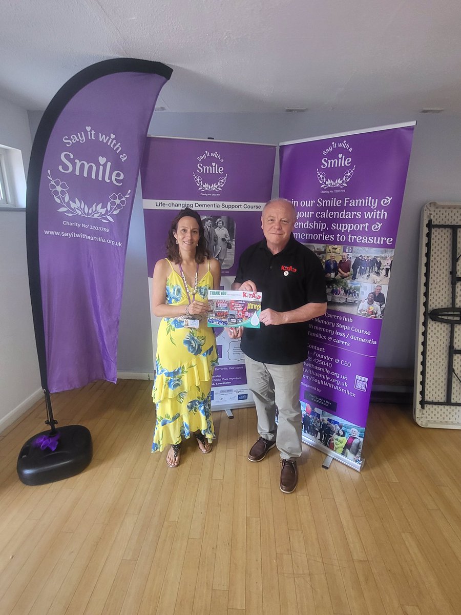 KitAid's tweet image. Really pleased to present this morning at the wonderful Say it with a Smile dementia support group in Leavesden, #Watford
Congratulations to Hannah and the team on creating such a supportive and caring environment.
@WatfordMayor