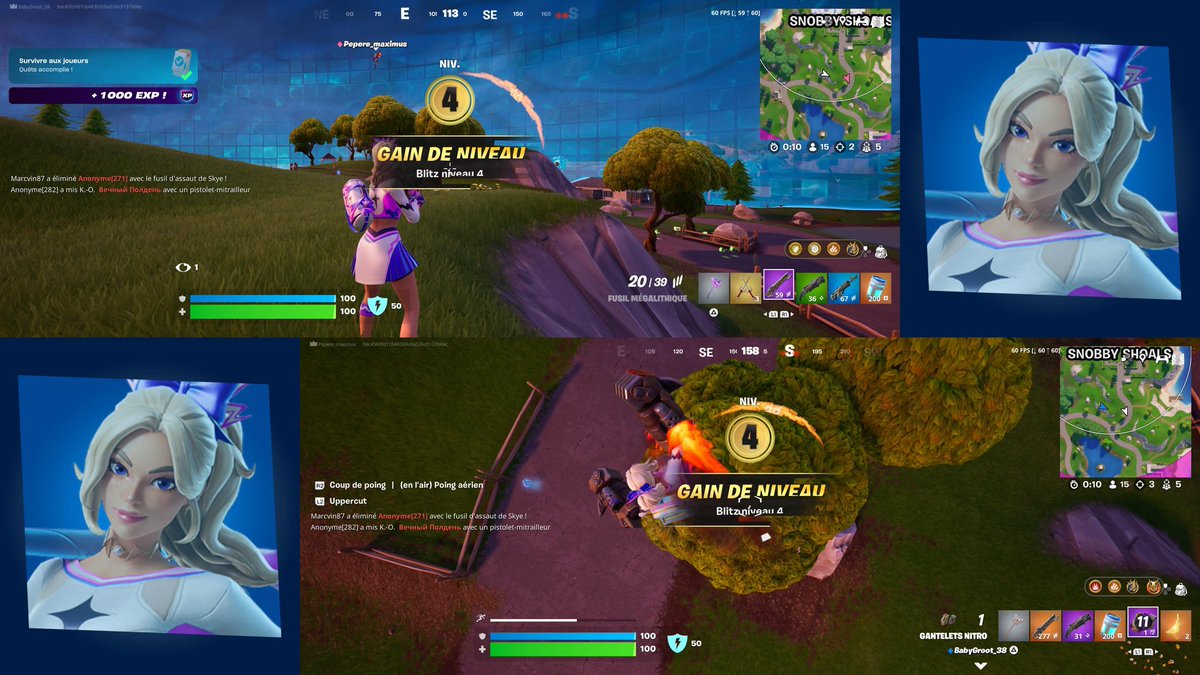 SachaM38's tweet photo. @FortniteStatus 
Hello, On Blitz when two people play on a  split screen (on a PS5 Pro console). The display interferes with the game. See the picture.

Bonjour, Sur Blitz quand nous jouons a 2 (écran splité) sur une console PS5 Pro. L'affichage gêne le jeu. Voit la photo. https://t.co/tEPxleHQuv