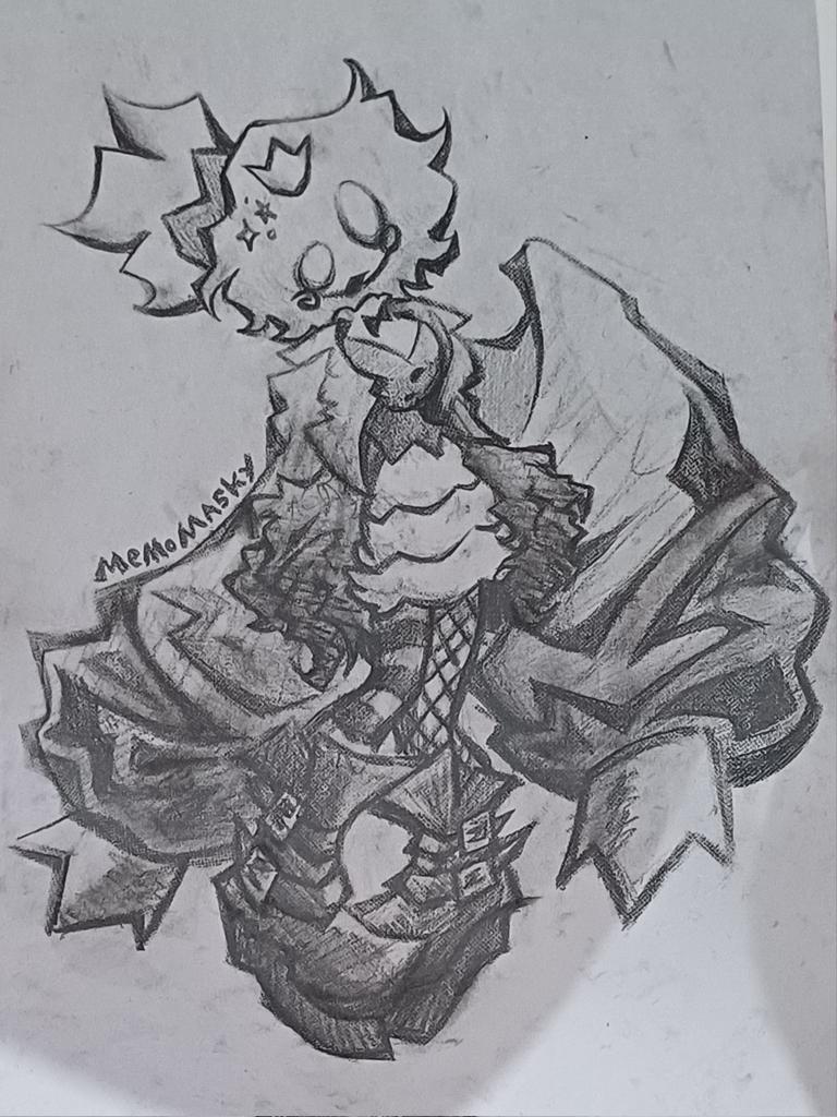 MEMOMASKY's tweet image. JUUUUUST SKETCHING~
#charracterdesign #officialart