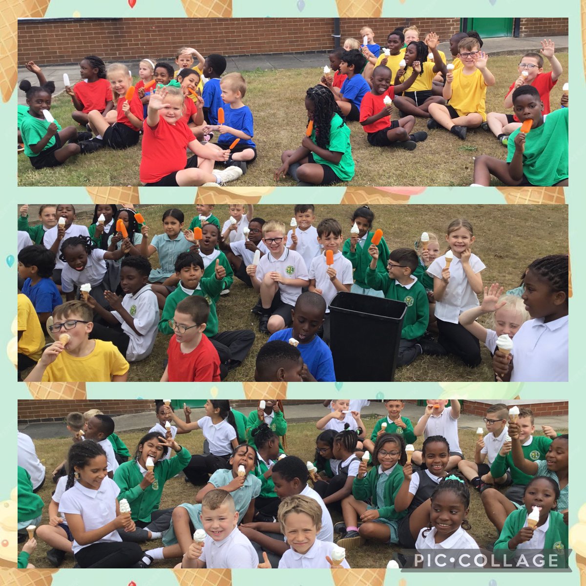💚🍦More attendance ice-cream celebrations! 🍦💚