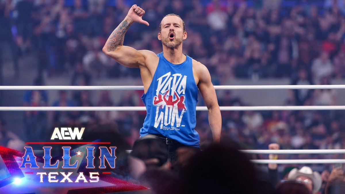 #AdamCole delivers emotional farewell after vacating the #TNTChampionship at #AEWAllIn Texas ❤️🙌

wrestlesite.com/2025/07/15/ada…