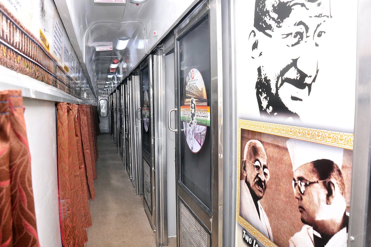 Train No. 12311/12312 Netaji Express commenced its journey with upgraded modern LHB coaches, replacing the older ICF rakes. The makeover enhances safety, comfort, and aesthetics, while also honouring the train’s legacy associated with Netaji Subhas Chandra Bose.