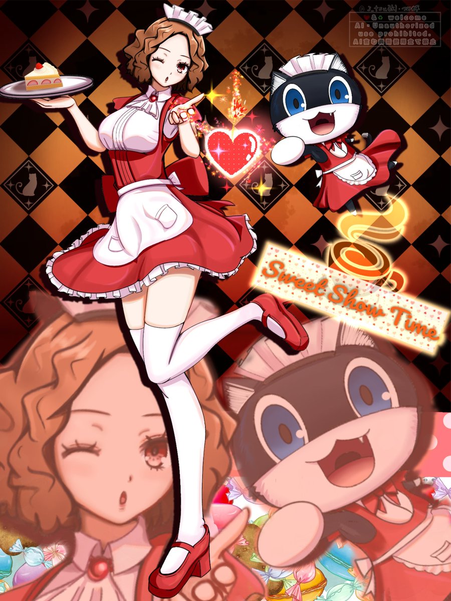 j_tsu3ki's tweet image. #これでフォロワーさんが増えました

春ちゃん&amp;amp;モルガナ
#PERSONA5
